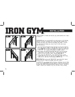 Предварительный просмотр 6 страницы JML Iron Gym User Manual