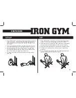 Предварительный просмотр 9 страницы JML Iron Gym User Manual