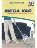 JML Mega Vac Instructions Manual предпросмотр