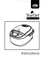 Preview for 1 page of JML STARCHEF DELUXE Instructions Manual