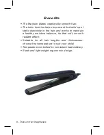 Предварительный просмотр 8 страницы JML Titanium Hair Straightener Instructions Manual