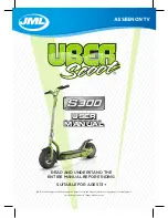 Preview for 1 page of JML uber scoot S300 User Manual