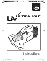 JML Ultra Vac Instructions Manual preview