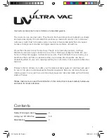 Предварительный просмотр 3 страницы JML Ultra Vac Instructions Manual