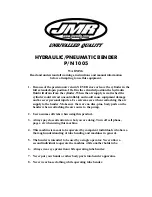 Предварительный просмотр 1 страницы JMR electronics 1005 Manual