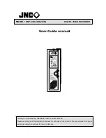 JNC SSF-110 User Manual Manual preview