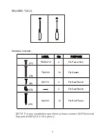 Предварительный просмотр 4 страницы JNH MG115HB Assembly Instructions Manual