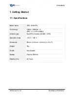 Preview for 3 page of Joa Telecom GPS-100MVPA User Manual