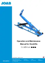 Joab EcoDrive LA Operation And Maintenance Manual preview