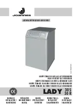 Joannes LADY 30 R Installation And Maintenance Manual предпросмотр