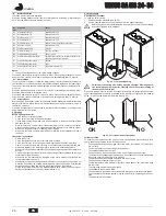 Предварительный просмотр 26 страницы Joannes VENUS BA MS 24- 34 Instructions For Use, Installation And Maintenance