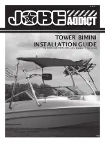 Preview for 1 page of Jobe Sports Addict Tower Bimini Installation Manual