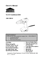 Предварительный просмотр 1 страницы jobmate 054-1200-0 Owner'S Manual