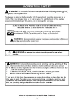 Preview for 3 page of jobmate 054-8201-6 Owner'S Manual