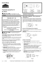 Preview for 2 page of jobmate 54-2815-2 Owner'S Instructions