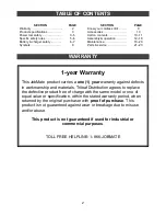 Preview for 2 page of jobmate 54-2902-4 Owner'S Manual