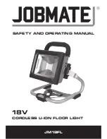 jobmate JM18FL Safety And Operating Manual предпросмотр