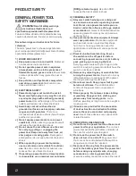 Preview for 2 page of jobmate JMCGA18G.9 Safety And Operating Manual