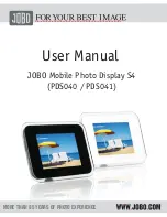 JOBO MOBILE PHOTO DISPLAY S4 PDS040 Manual preview