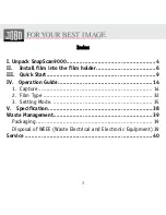 Preview for 3 page of JOBO SNAPSCAN 9000 User Manual