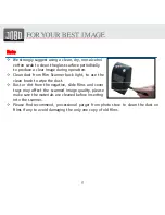 Preview for 5 page of JOBO SNAPSCAN 9000 User Manual