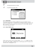 Preview for 14 page of JOBO SPECTATOR Owner'S Manual