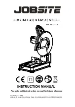 Предварительный просмотр 1 страницы Jobsite 7201-S2 Instruction Manual