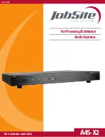 Preview for 1 page of Jobsite A45-X2 Datasheet