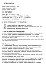 Предварительный просмотр 3 страницы Jobsite CT0964 Instruction Manual