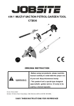 Jobsite CT2836 Original Instruction предпросмотр