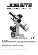 Jobsite CT3270 Instruction Manual preview