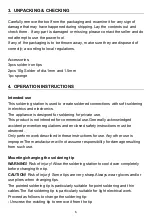 Предварительный просмотр 8 страницы Jobsite CT5611 Instruction Manual