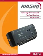 Предварительный просмотр 1 страницы Jobsite IR-CB4 Datasheet