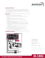 Preview for 3 page of Jobsite IR-CBE6 Datasheet