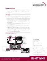 Предварительный просмотр 3 страницы Jobsite IR-KIT MKII Datasheet