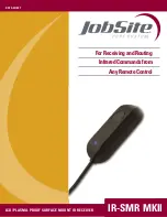 Предварительный просмотр 1 страницы Jobsite IR-SMR MKII Datasheet