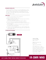 Preview for 3 page of Jobsite IR-SMR MKII Datasheet