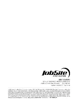 Preview for 8 page of Jobsite LSC-6S Installation & User Manual