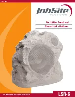 Jobsite LSR-6 Datasheet предпросмотр