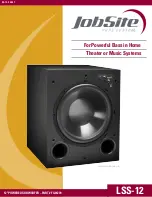 Jobsite LSS-12 Datasheet preview