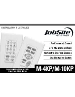 Jobsite M-10KP Installation & User Manual preview