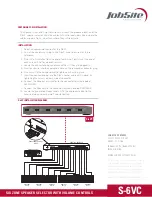 Предварительный просмотр 3 страницы Jobsite S-6VC Datasheet