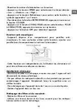 Preview for 19 page of JOCCA 2227-2227UK Instruction Manual