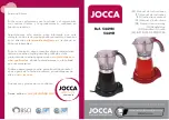 Preview for 1 page of JOCCA 5449N Instruction Manual