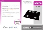 Preview for 1 page of JOCCA 7148 Instruction Manual