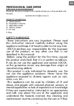 Preview for 3 page of JOCCA Style 1143 Instruction Manual