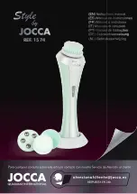 Предварительный просмотр 1 страницы JOCCA Style 1574 Instruction Manual