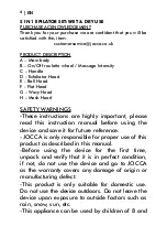 Preview for 4 page of JOCCA Style 6017 Instruction Manual