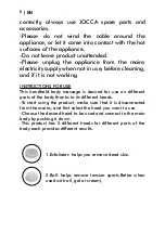 Preview for 6 page of JOCCA Style 6017 Instruction Manual