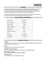 Preview for 21 page of Jocel JCA002112 Instruction Manual